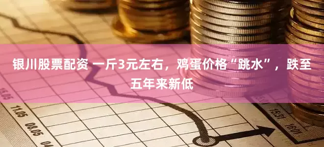 银川股票配资 一斤3元左右，鸡蛋价格“跳水”，跌至五年来新低