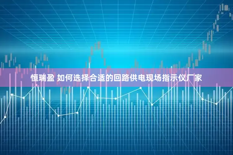 恒瑞盈 如何选择合适的回路供电现场指示仪厂家